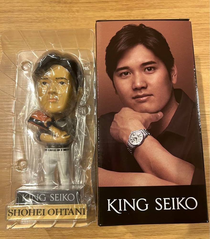 SEIKO　大谷翔平選手　17　ボブルヘッドフィギュア SEIKO (セイコー) 大谷 翔平 二刀流ボブルヘッドフィギュア